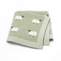 Alpaka Strickdecke für Babys