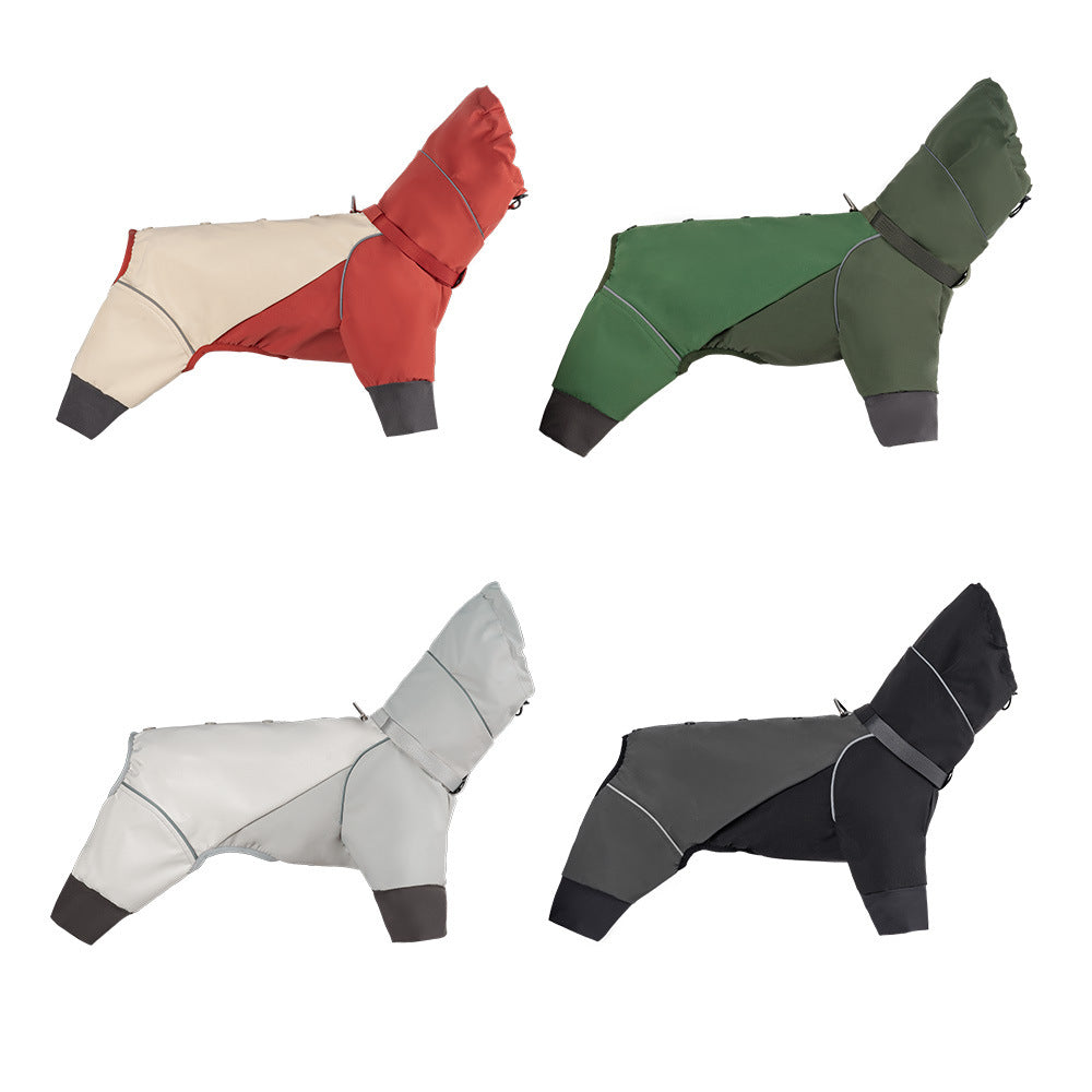 Hundejacke Vollschutz Outdoor – Farbblockiert | LuxeStyle