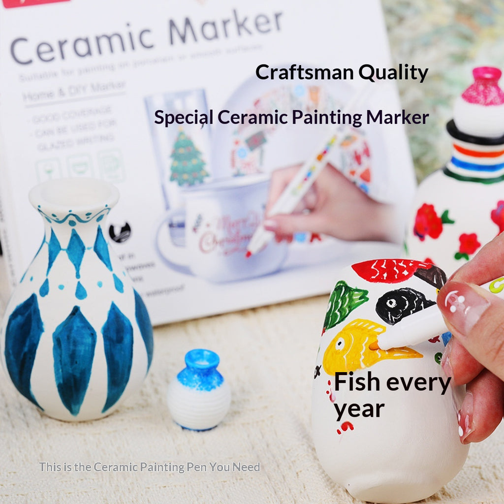 24-Farben-Marker-Set für Keramik & Glas – Bild 7 | LuxeStyle