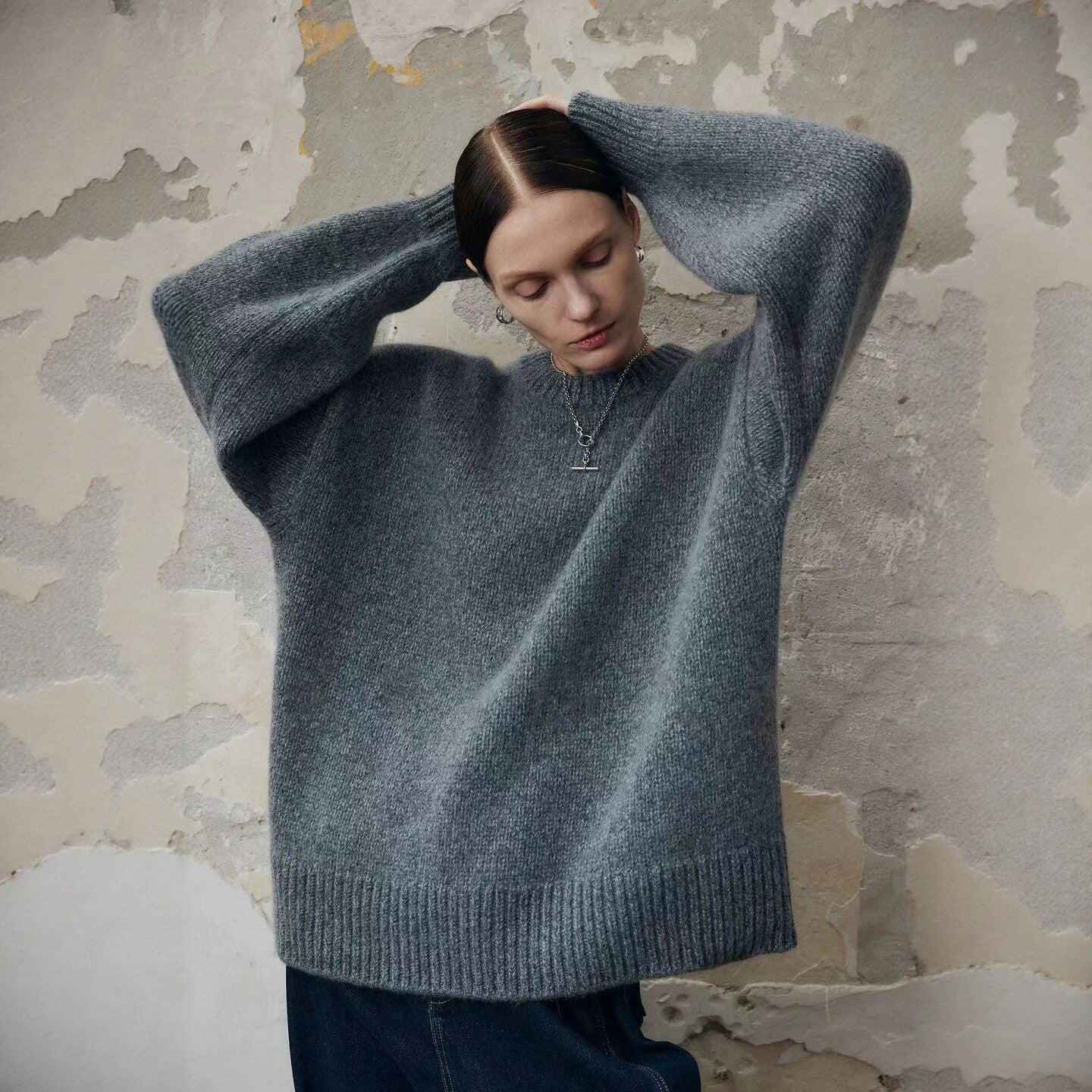 Kaschmir Strickpullover für Damen