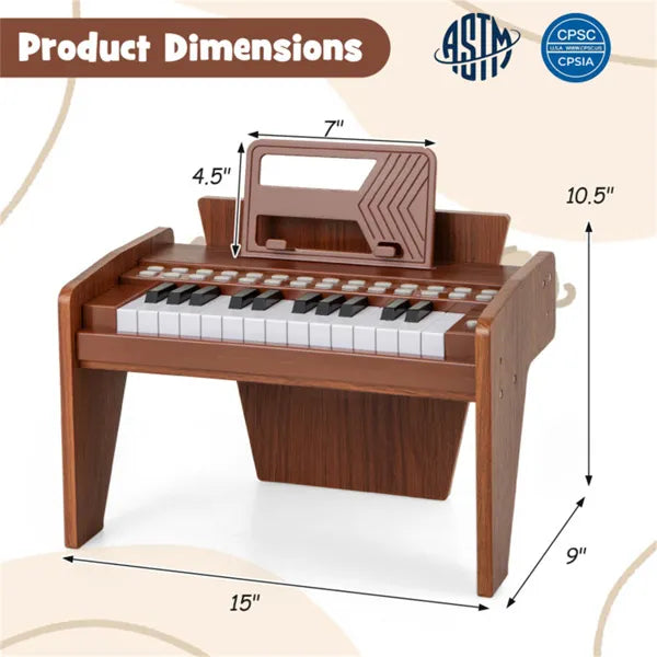 Digitales Mini-Piano für Kinder, 25 Tasten