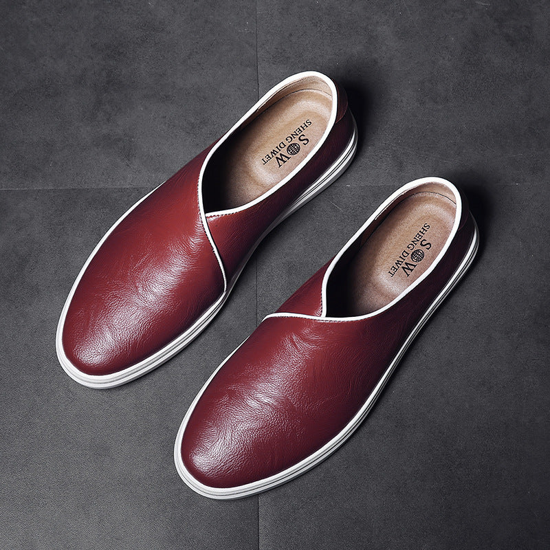 Lässige Leder-Loafer für Herren