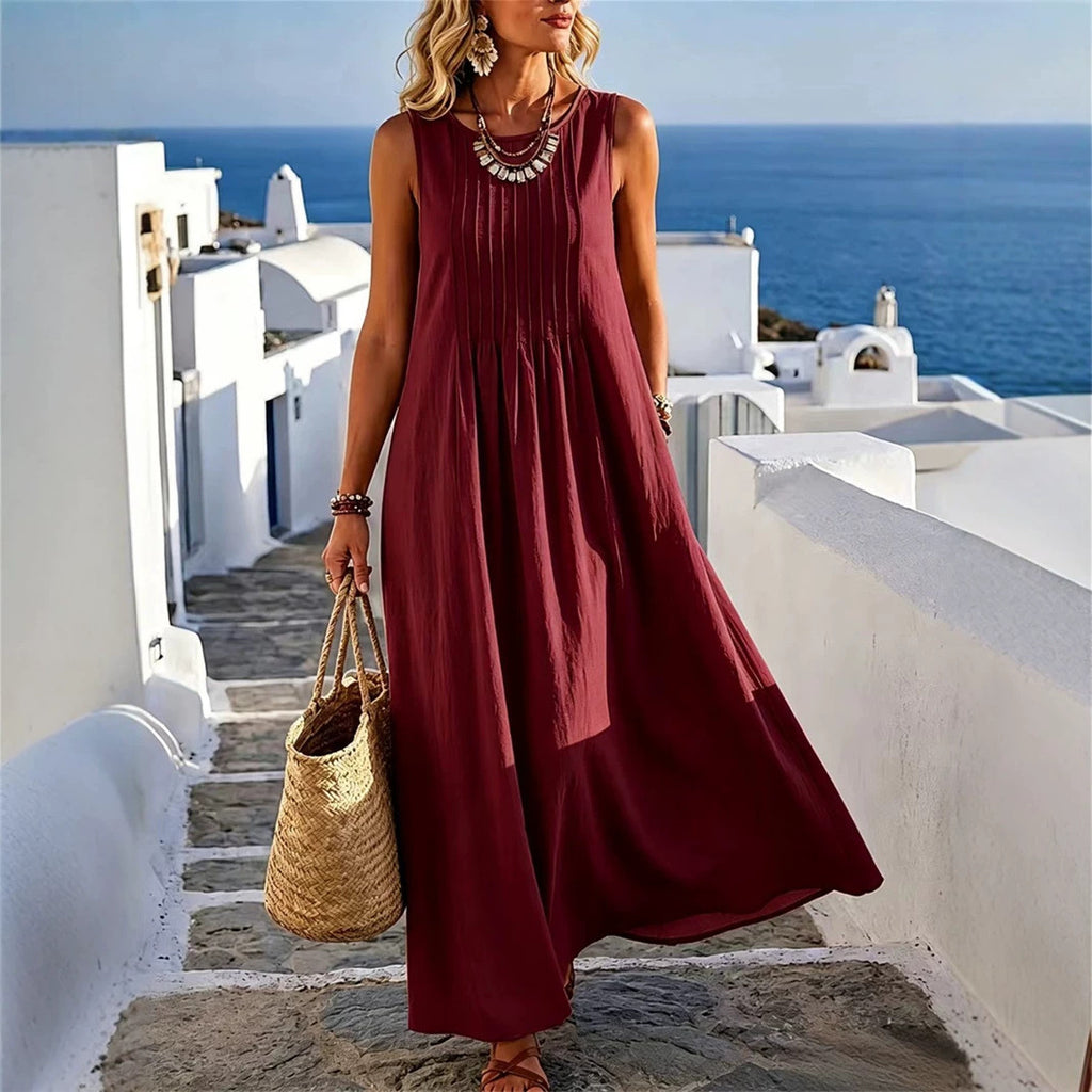 Sommerkleid Rundhals – Bild 2 | LuxeStyle