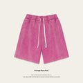 Retro Capri Shorts mit Schneeflocken-Textur