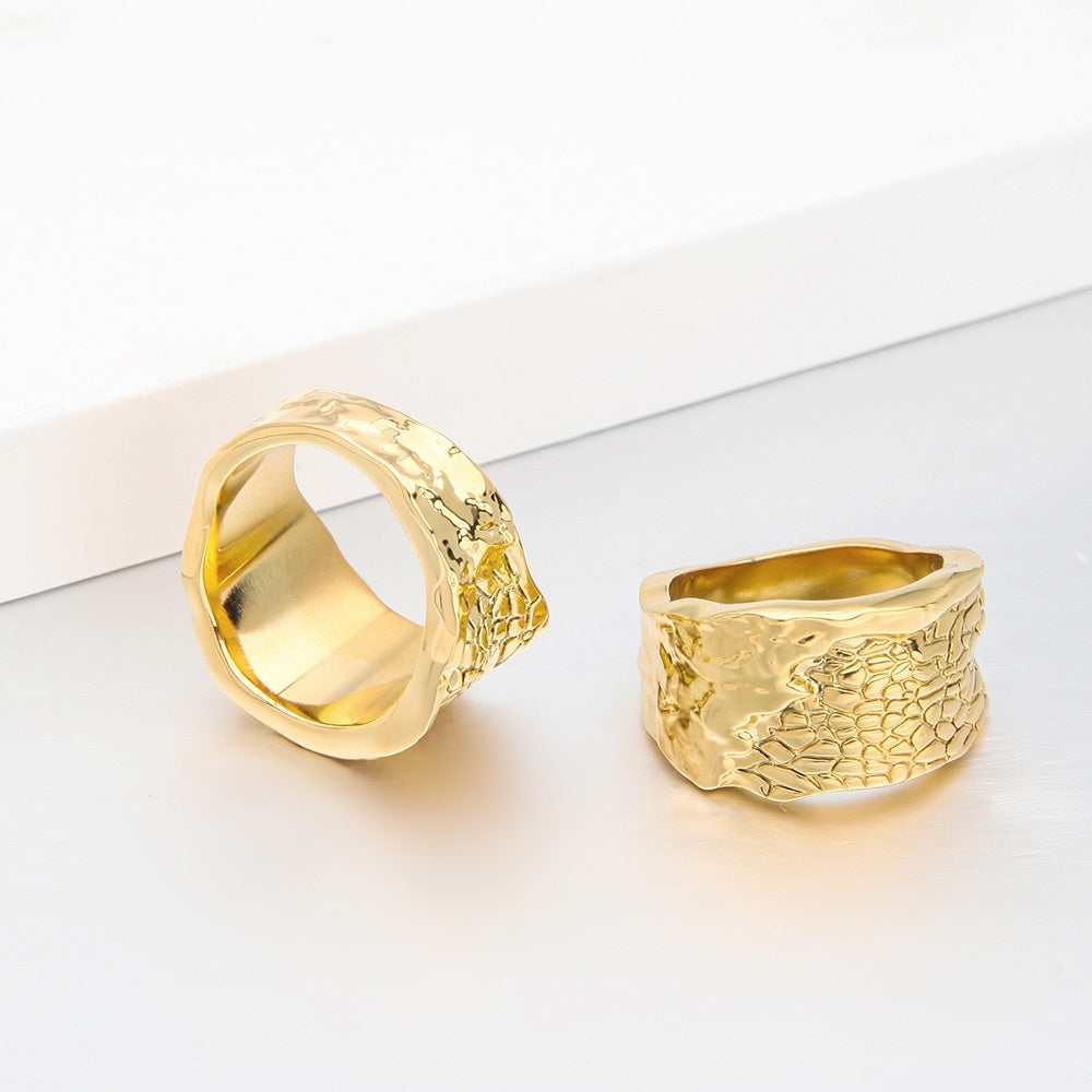 Damen-Ring mit Rindenstruktur – Bild 4 | LuxeStyle