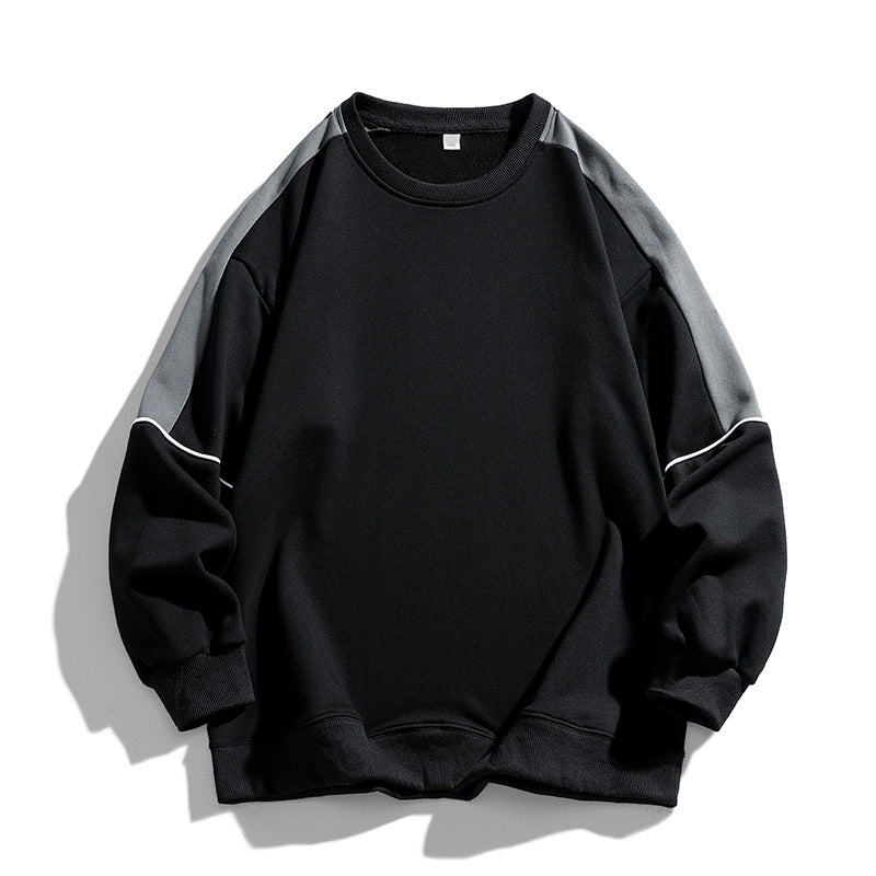 Herren Langarm Pullover Rundhals