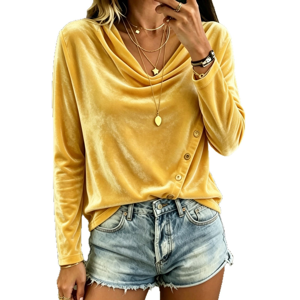 Elegantes Langarm-Top