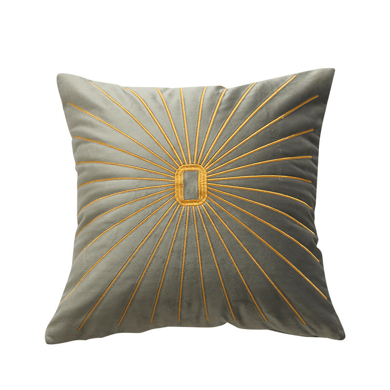 Velvet-Kissenbezug mit Goldfaden – Bild 2 | LuxeStyle
