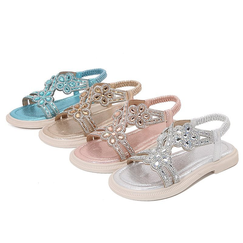 Bohemian Strass-Sandalen für Mädchen – Bild 13 | LuxeStyle
