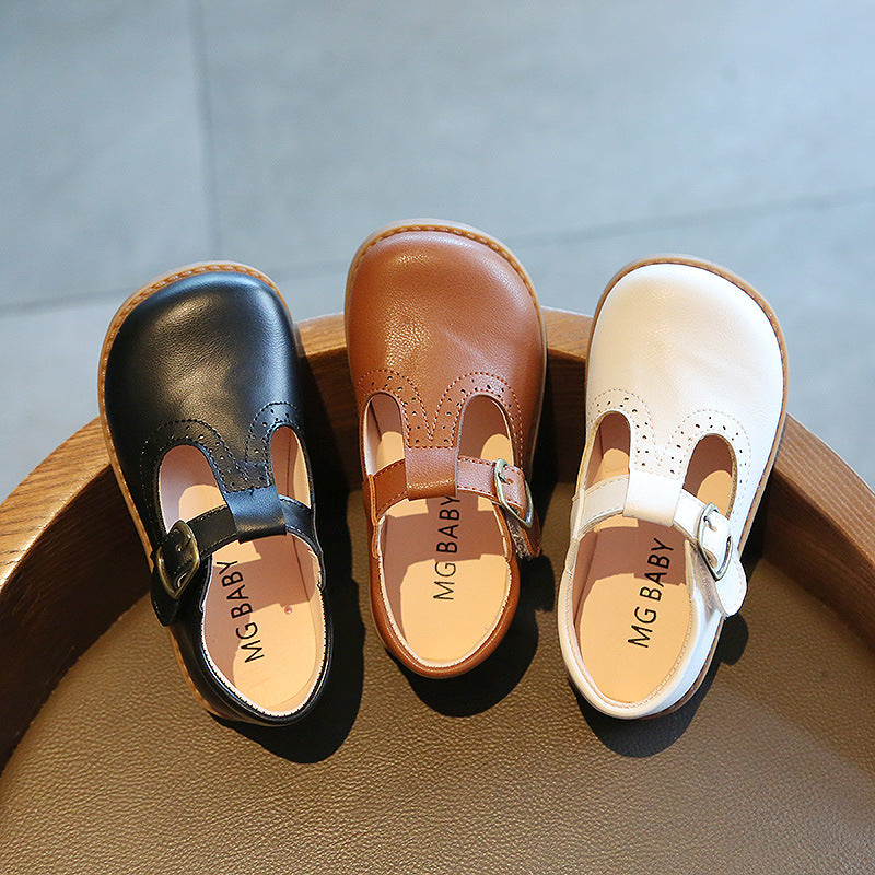 Kinder Lederschuhe im britischen Stil mit Klettverschluss – Bild 4 | LuxeStyle