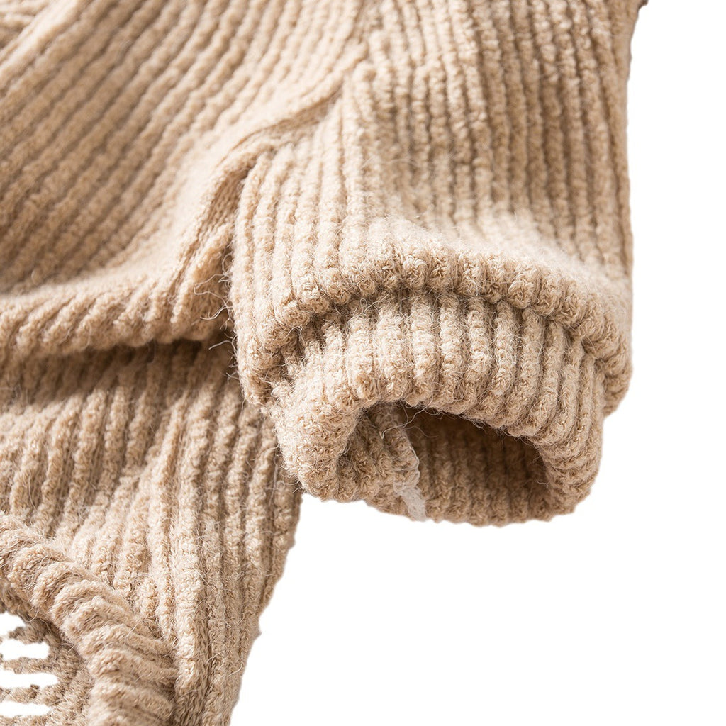 Bichon Pomeranian Teddy Schnauzer Pullover braun – Bild 7 | LuxeStyle