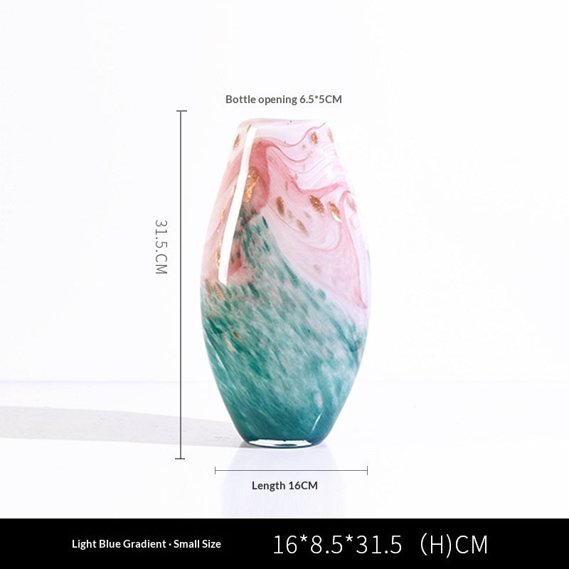 Rhyolith Glasvase Handgemacht – Bild 5 | LuxeStyle