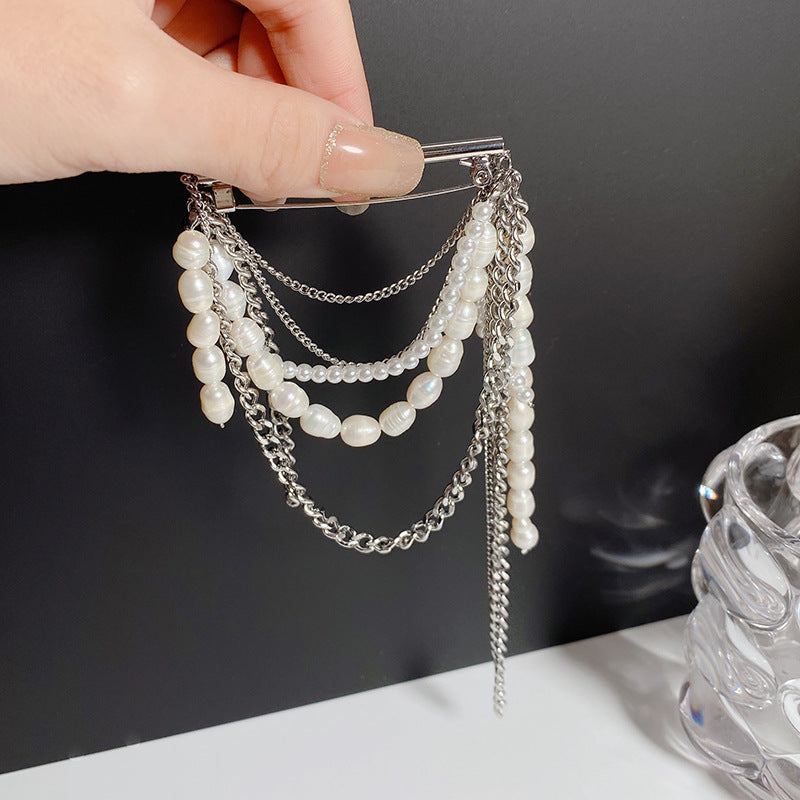 Brosche mit Quaste und Perle – Bild 3 | LuxeStyle