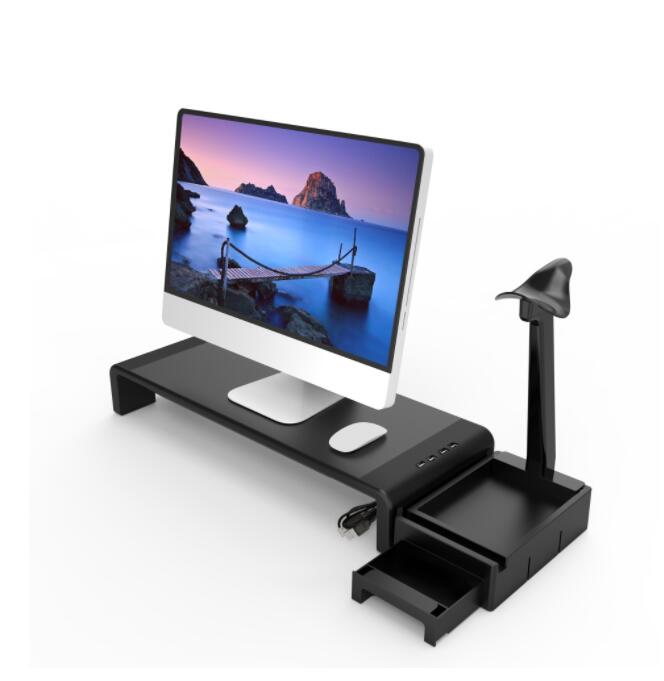 Faltbarer Monitorständer mit USB-Ladefunktion – Bild 6 | LuxeStyle