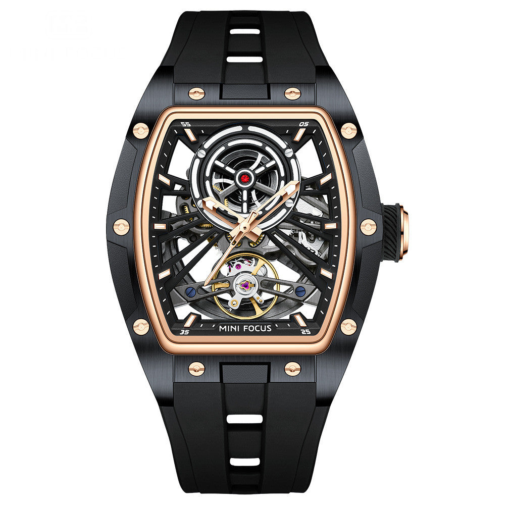 Herren-Vollhohes-Stahlgehäuse-Automatik-Uhr