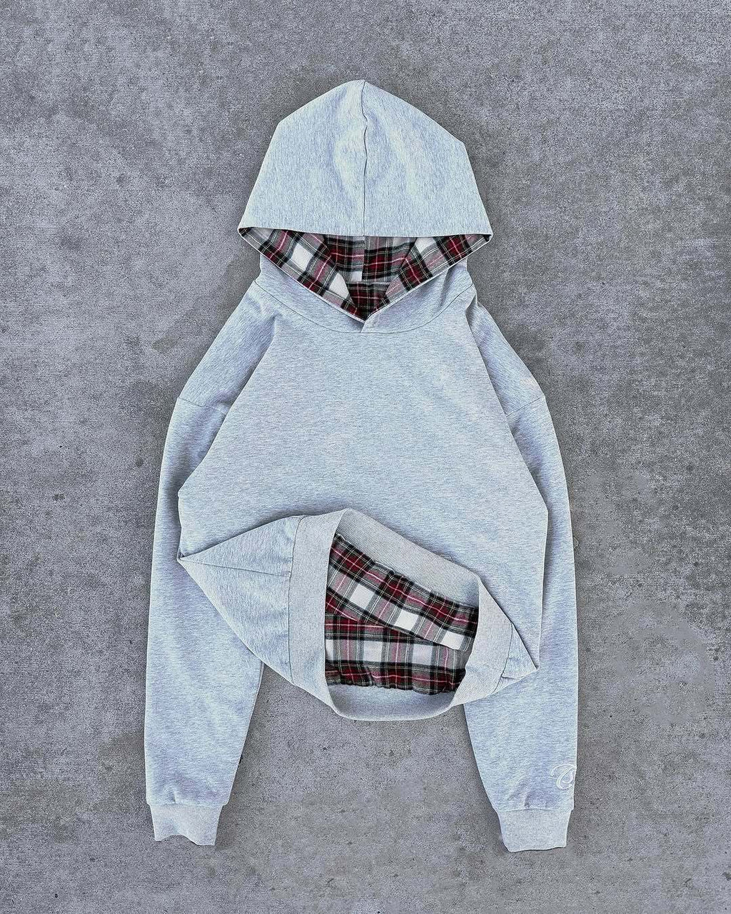 Hip Hop Retro Plaid Freizeit-Pullover