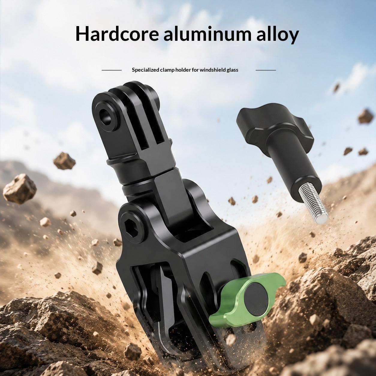 Velo-Halterung aus Aluminium für Filmaufnahmen