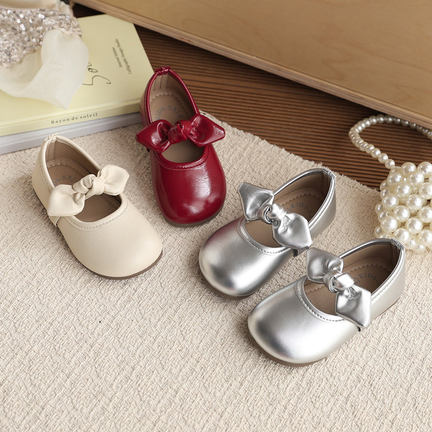 Prinzessinnen Schuhe mit Schleife