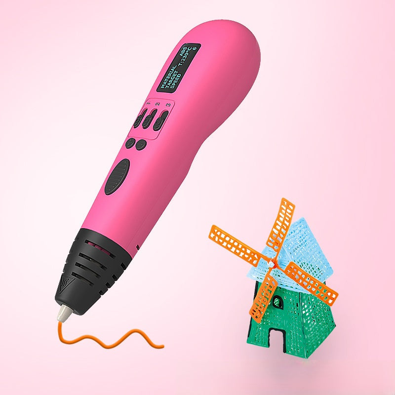 3D-Druckstift mit OLED-Display – Ansicht 2