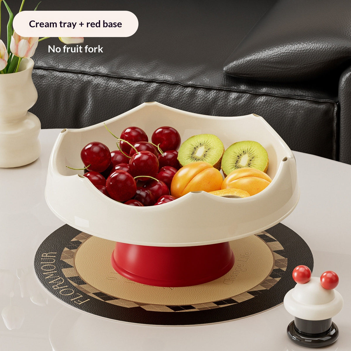 Elegante Obstschale mit Gabeln im Kronen-Stil – Bild 10 | LuxeStyle