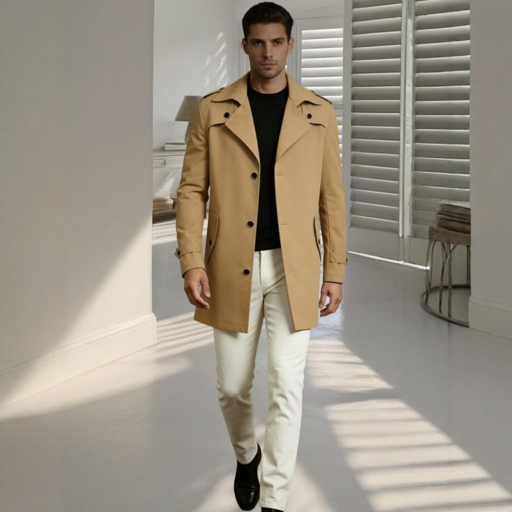 Herren Trenchcoat, mittellang – Ansicht 5