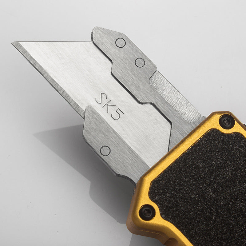 Aluminium Einziehmesser mit 5 Ersatzklingen – Ansicht 8
