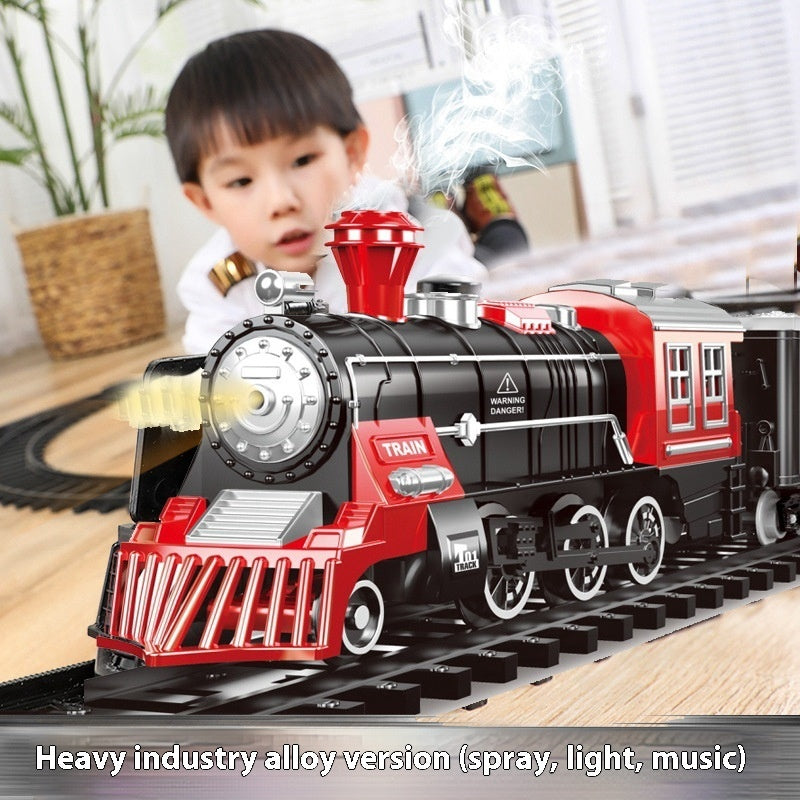 Elektrische Dampflokomotive für Kinder