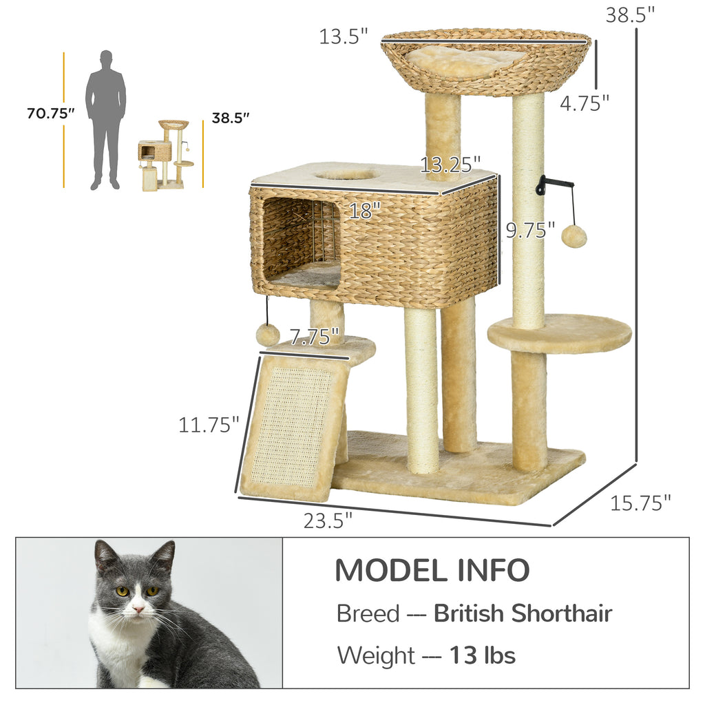 Katzenbaum mit Kratzbaum und Hängematte – Ref. CJ-2034277224929857538