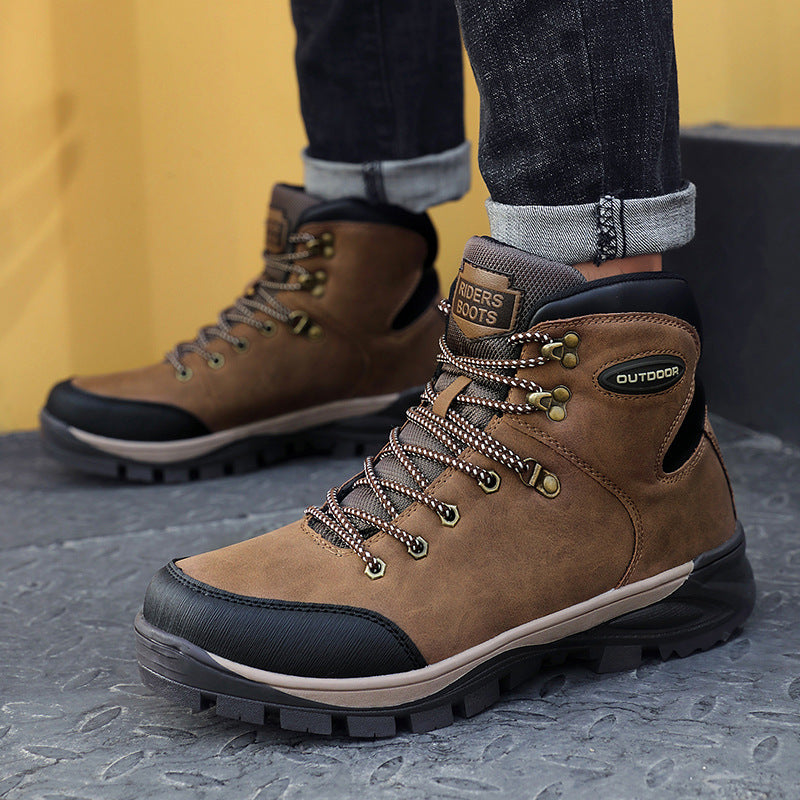 Winterstiefel Herren – Hochwertiges Leder, warm gefüttert