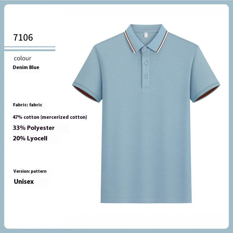 Antibakterielles Mercerized Cotton Polo-Shirt – Bild 6 | LuxeStyle