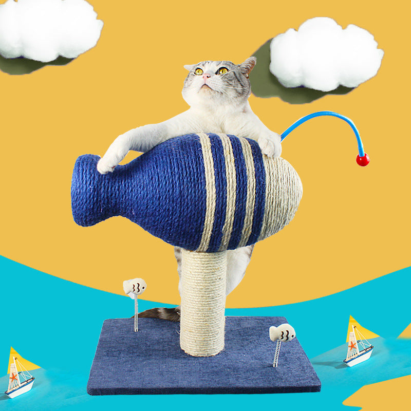 Sisal Flying Fish Kratzbaum für Katzen – Bild 4 | LuxeStyle