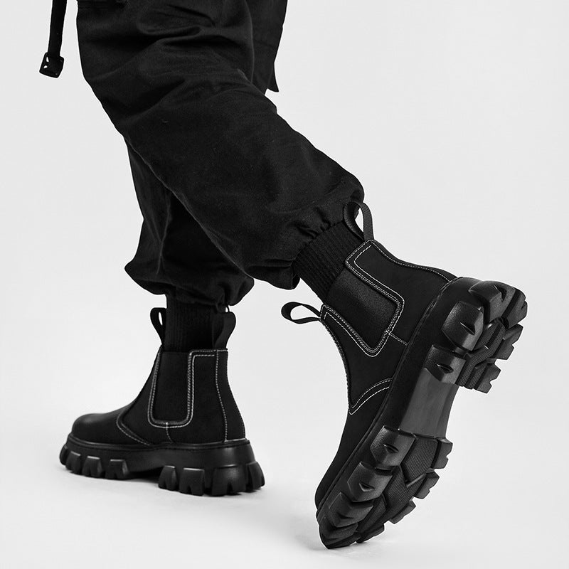 Samtige Stiefeletten für Herren – Bild 3 | LuxeStyle