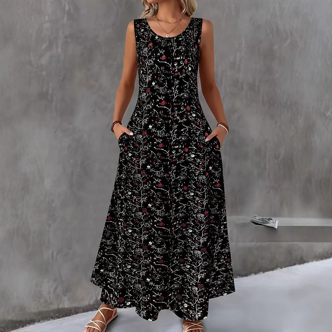 Sleeveless A-Linie Kleid
