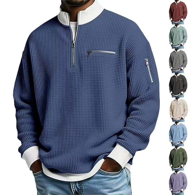 Herren Sport Sweatshirt mit Reissverschluss