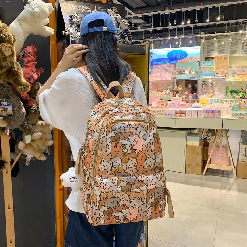 Mori Style Graffiti Rucksack für Studentinnen | LuxeStyle
