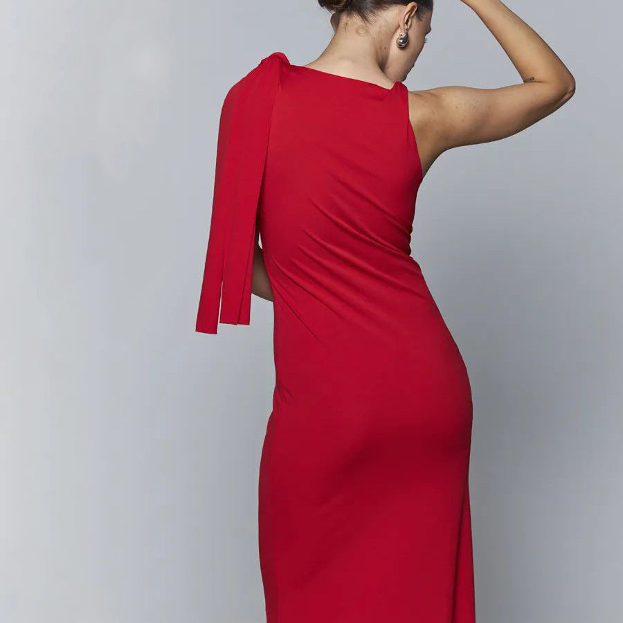 Figurbetontes Abendkleid mit Schnürung – Bild 7 | LuxeStyle
