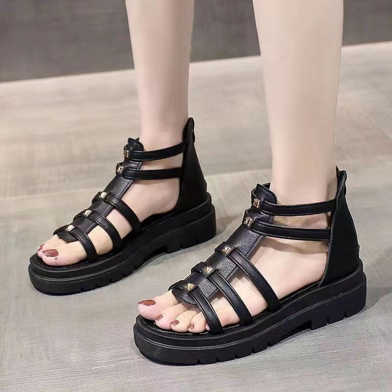 Platform-Wedgesandalen