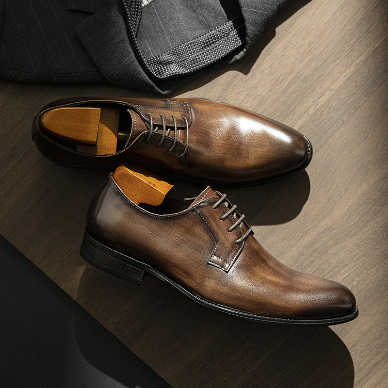 Herren Business-Schuhe aus Leder – Bild 1 | LuxeStyle