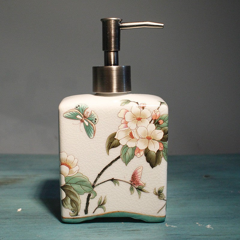 Keramik-Lotion-Spender im China-Stil