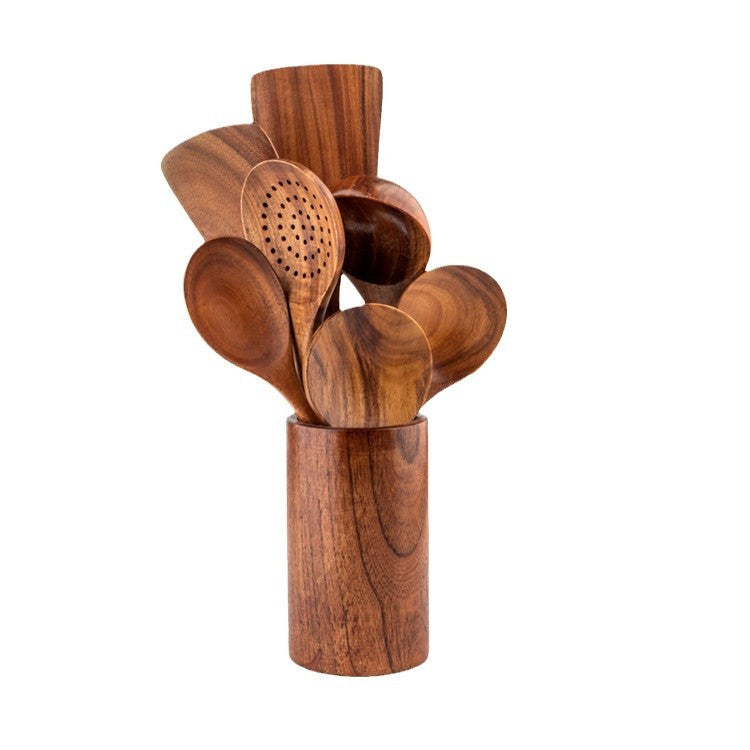 10-teiliges Holz Küchenhelfer-Set