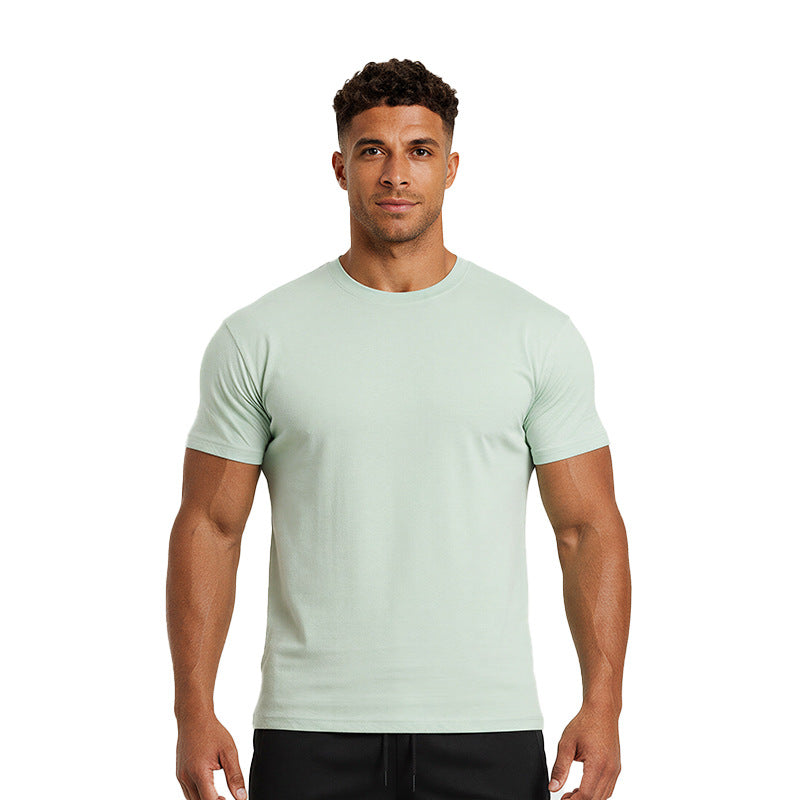 Kurzarm Fitness-Shirt mit Kragen