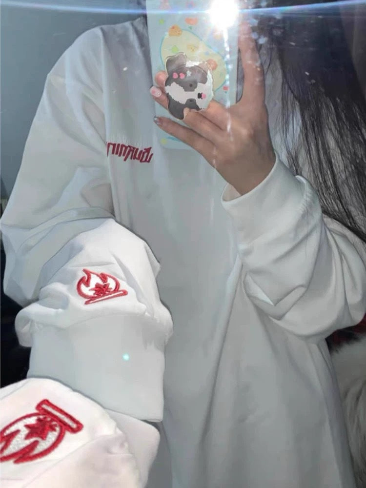 Street-Style Hoodie mit langen Ärmeln – Ansicht 7