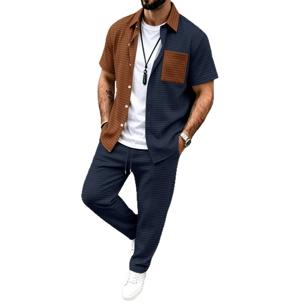 Herren-Set «Resort» · Kurzarm-Hemd + Hose