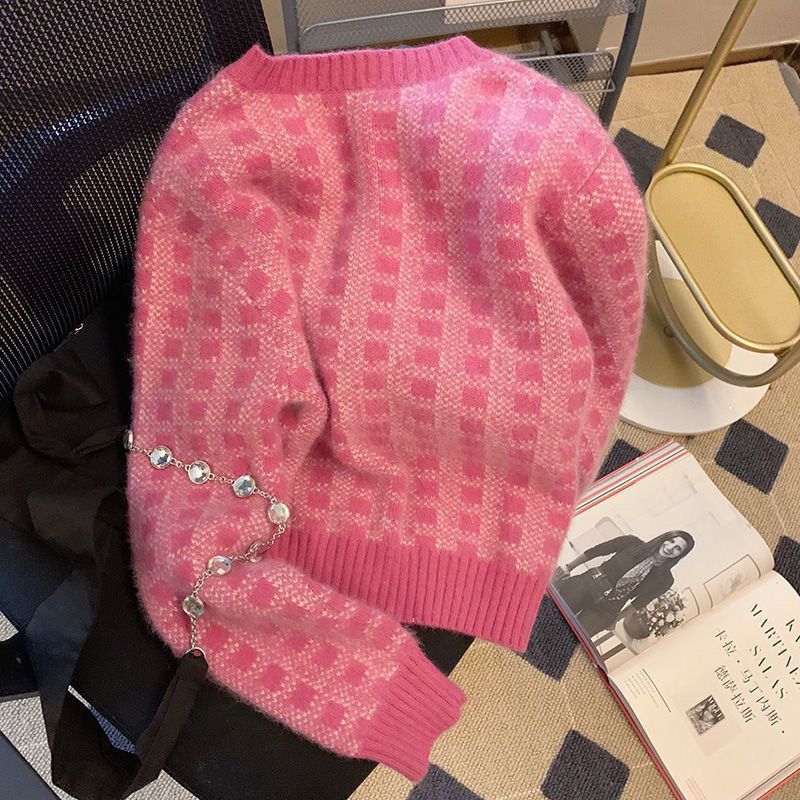 Japanischer Cardigan mit Puffärmeln