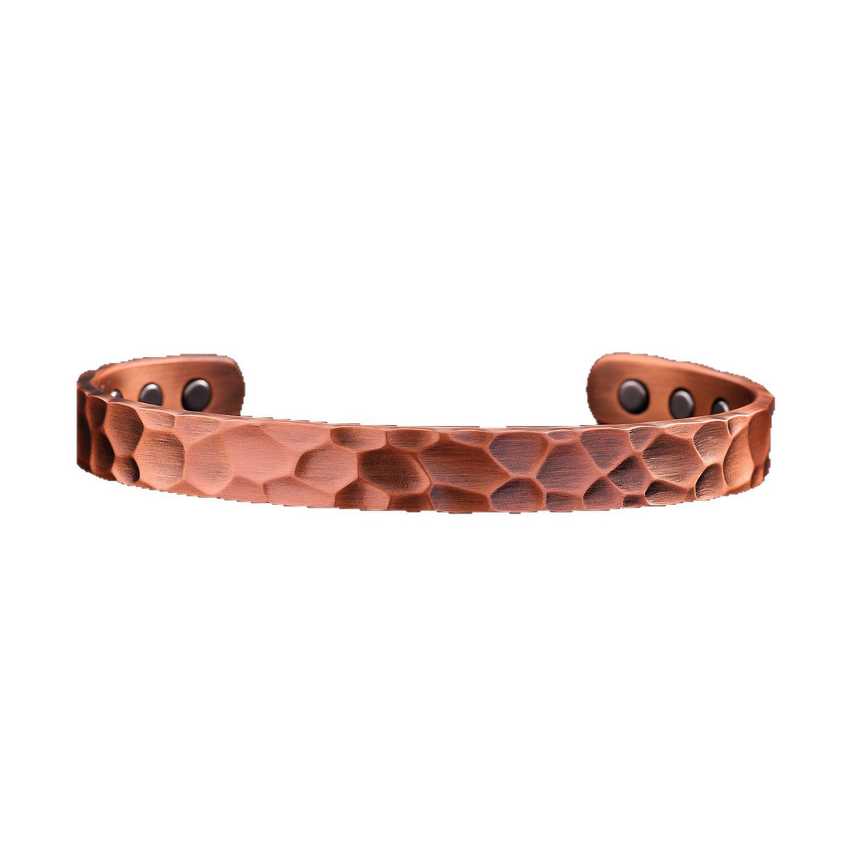 Reines Kupferarmband mit Linien-Design – Bild 3 | LuxeStyle