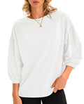 Puffärmel Sweatshirt für Damen – Bild 2 | LuxeStyle