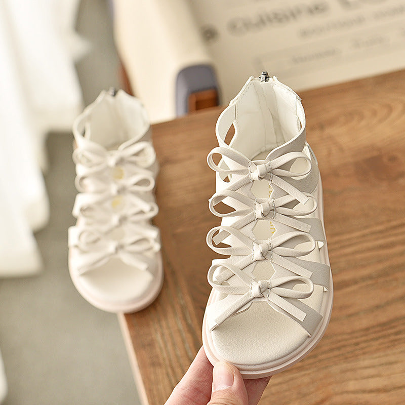 Mädchen Sandalen mit weicher Sohle und Reissverschluss – Bild 3 | LuxeStyle