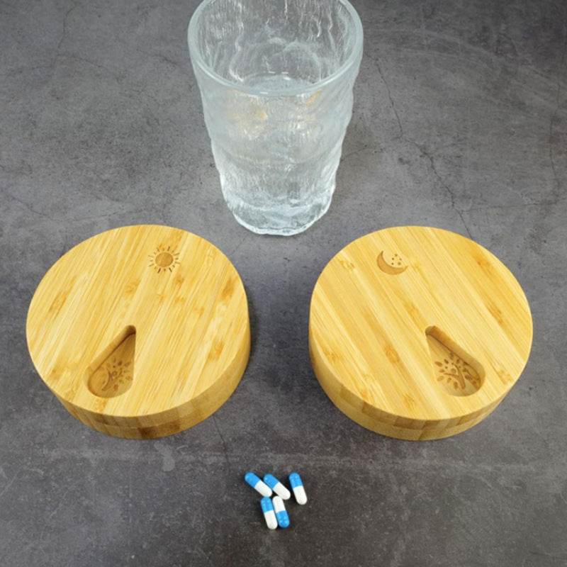 Tragbare Kapselbox aus Holz | LuxeStyle