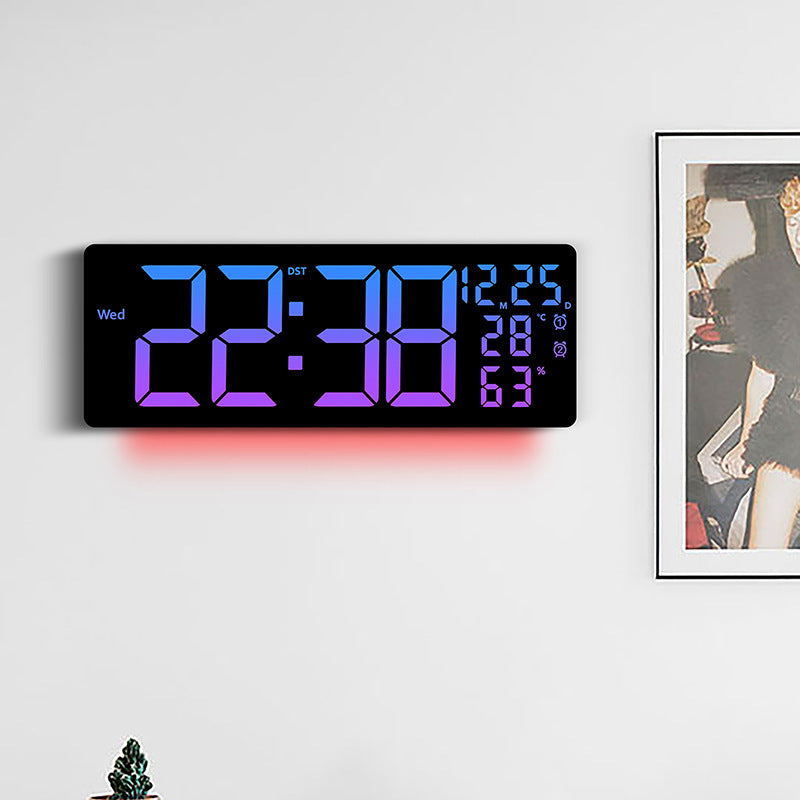 RGB-Farbwechselnde LED-Wanduhr