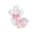 Strampler-Set mit Schleife für Baby-Mädchen – Bild 6 | LuxeStyle